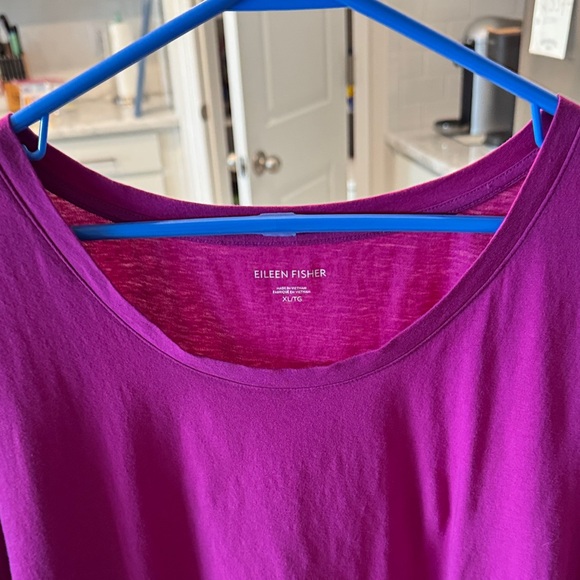 Eileen Fisher Women's Magenta Top XL - Picture 4 of 4